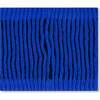 Lined Knit Neckwarmer, Black and Blue - Scarves - 2