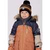 Lined Knit Pompom Hat, Black and Brown - Winter Hats - 2