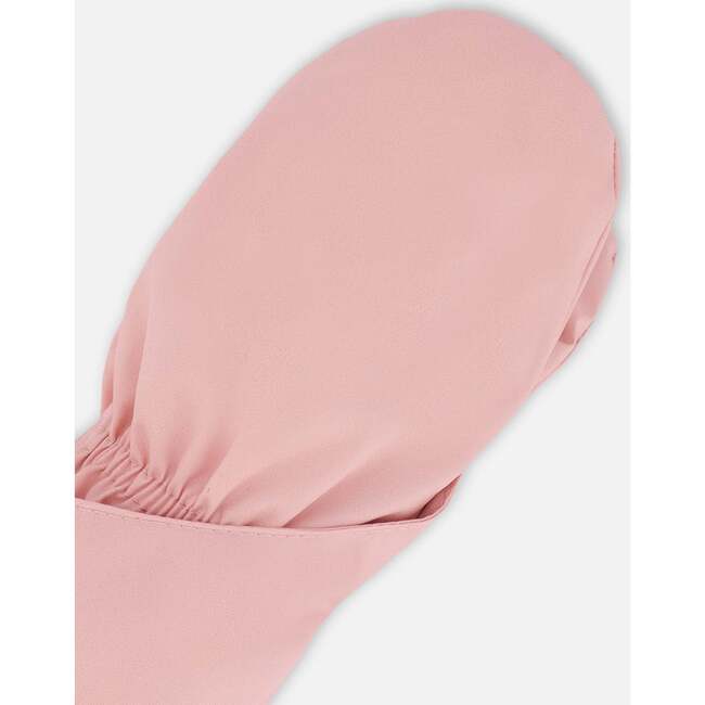 Lined Baby Mittens, Dusty Pink - Gloves - 2