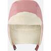 Lined Baby Chapka, Dusty Pink - Hats - 1 - thumbnail