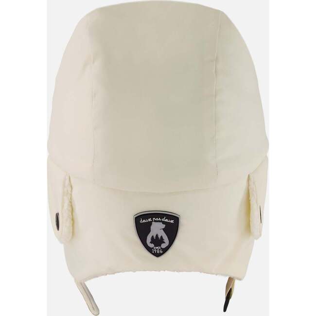 Lined Baby Chapka, White Asparagus - Hats - 2
