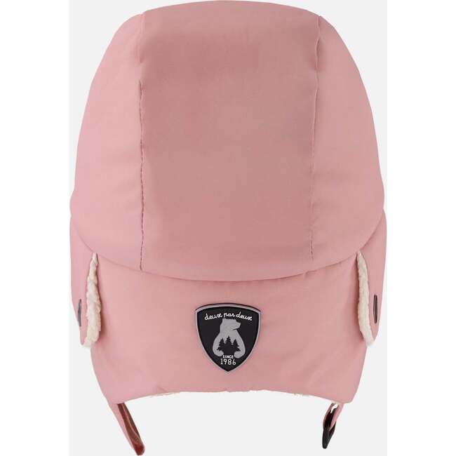 Lined Baby Chapka, Dusty Pink - Hats - 3
