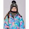 Lined Peruvian Knit Pompom Hat, Black and Multicolor - Winter Hats - 2