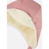 Lined Baby Chapka, Dusty Pink - Hats - 4