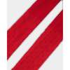 Knit Tights with Tone-On-Tone Star Pattern, Red - Tights - 3