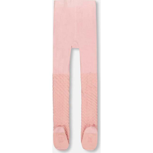 Knit Tights Pink, Dusty Pink - Tights - 2