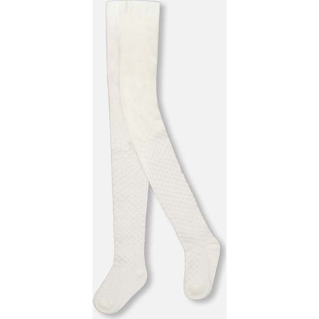 Knit Tights, Off-White - Tights - 1