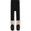 Knit Tights with Dalmatian Pattern, Black - Tights - 3