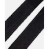 Knit Tights with Tone-On-Tone Star Pattern, Black - Tights - 3