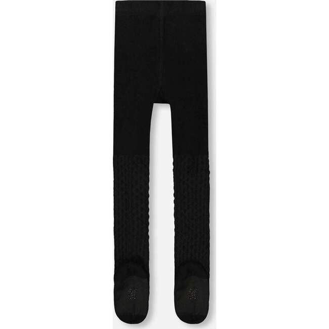 Knit Tights, Black - Tights - 2