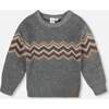 Knit Sweater, Dark Heather Gray - Sweaters - 1 - thumbnail
