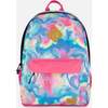 Kids Backpack, Rainbow Heart Print - Backpacks - 1 - thumbnail