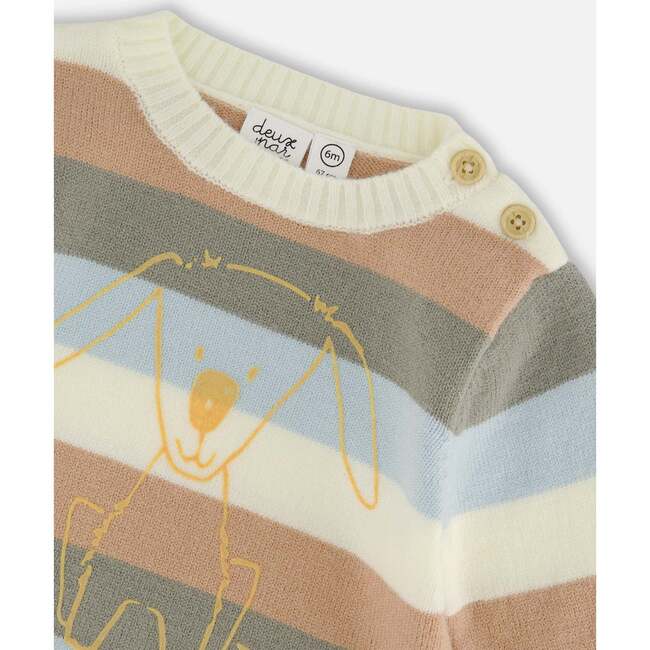 Knitted Top and Pant Set, Light Caramel - Mixed Apparel Set - 4