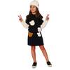 Knitted Skirt with Bear Intarsia, Black - Skirts - 2
