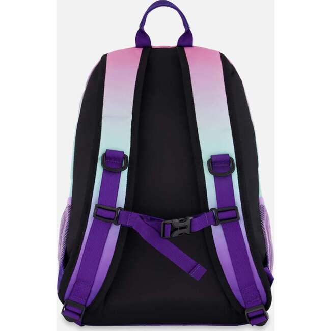 Kids Backpack, Purple Gradient - Backpacks - 2