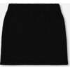 Knitted Skirt with Bear Intarsia, Black - Skirts - 3