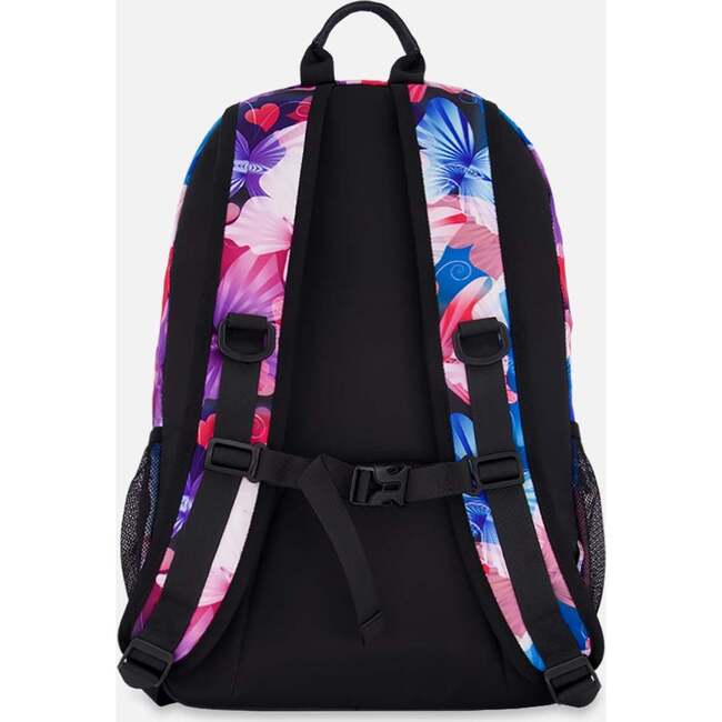 Kids Backpack, Black Butterfly Print - Backpacks - 2