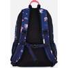 Kids Backpack, Navy Unicorn Print - Backpacks - 3