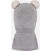Knit Balaclava, Heather Gray - Winter Hats - 3