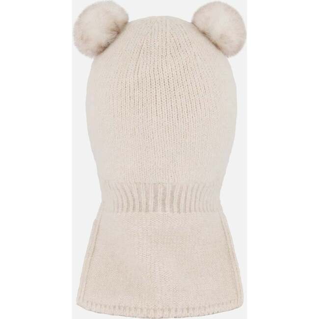 Knit Balaclava, Off-White - Winter Hats - 3