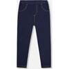 Jeggings, Blue Denim - Leggings - 1 - thumbnail