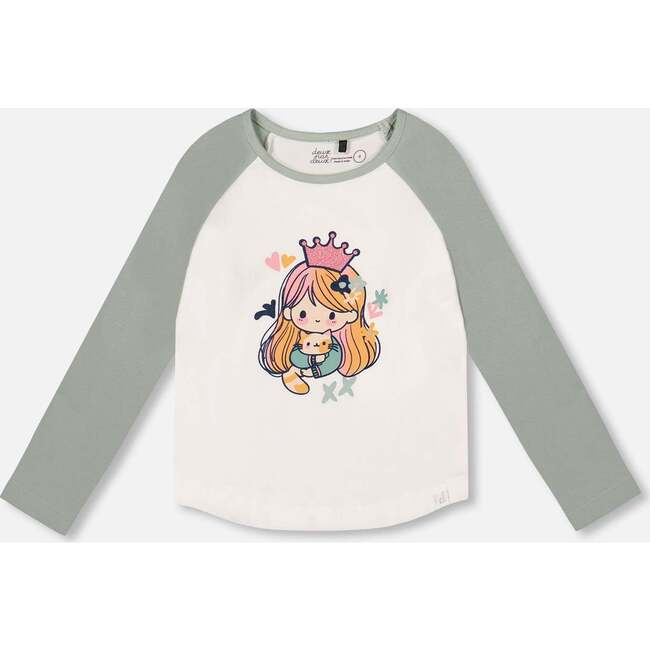 Jersey Raglan Sleeve Tee, Off-White