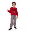 Jersey T-Shirt with Moose, Cherry Red - T-Shirts - 2