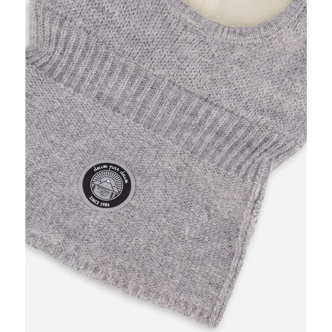 Knit Balaclava, Heather Gray - Winter Hats - 4