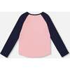 Jersey Raglan Sleeve Tee Pink, Dusty Pink - Shirts - 3