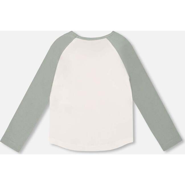 Jersey Raglan Sleeve Tee, Off-White - Shirts - 3