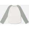 Jersey Raglan Sleeve Tee, Off-White - Shirts - 3