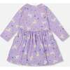 Jersey Dress with Pockets, Lilac Unicorn Print - Dresses - 3