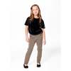 Jacquard Knit Pant with Welt Pocket, Black and Beige - Pants - 2