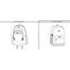 Kids Backpack Blue and Beige Gradient, Blue & Beige Gradient - Backpacks - 5