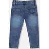 Jeans with Embroideries, Blue Denim - Jeans - 5