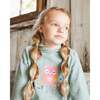 Hooded Tunic with Owl Print, Sage Green - Tank Tops - 3