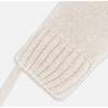 Infant Knit Mittens, Off-White - Gloves - 3