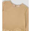 Glittering Mesh Skirt Party Dress, Beige - Dresses - 3