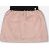 Fake Fur Skirt Pink, Dusty Pink - Skirts - 1 - thumbnail