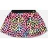 Faux Fur Skirt Multicolor Leopard, Black and Multicolor - Skirts - 1 - thumbnail