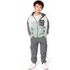 Fleece Sweatpants with Pockets, Dark Gray - Sweatpants - 2