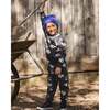 Fleece Pullover Sweatshirt, Gray Dog Print - Sweatshirts - 2
