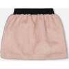 Fake Fur Skirt Pink, Dusty Pink - Skirts - 3