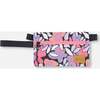 Double Pencil Case, Black Retro Flower Print - School Supplies - 1 - thumbnail