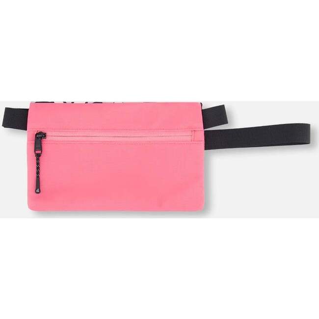 Double Pencil Case, Black Retro Flower Print - School Supplies - 2