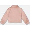 Fake Fur Short Jacket Pink, Dusty Pink - Jackets - 3