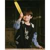 Full Zip Hooded Fleece Jacket, Black - Sweatshirts - 2