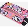 Double Pencil Case, Black Retro Flower Print - School Supplies - 3
