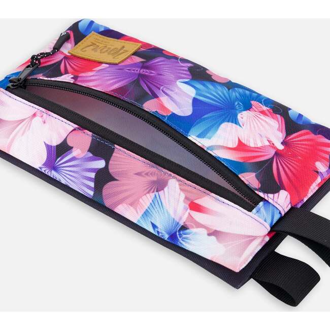 Double Pencil Case, Black Butterfly Print - School Supplies - 3