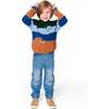 French Terry Jogger Pants, Light Blue Denim - Jeans - 3